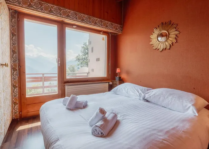 Apartment Magnifique Mitoyen Avec Vue Sur Les Montagnes Crans-Montana